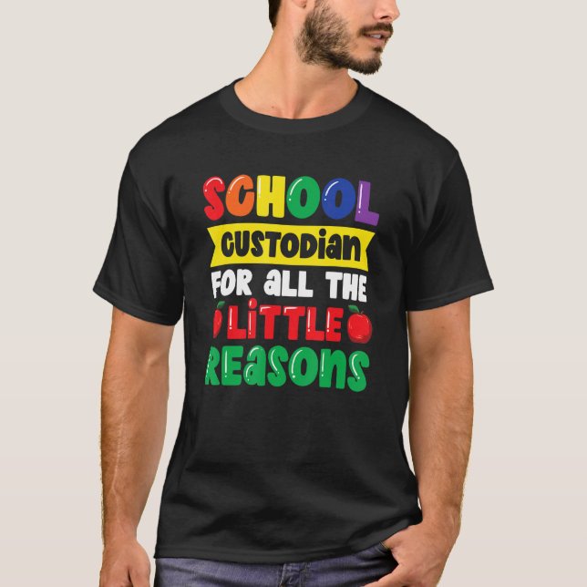 Camiseta Guardião Escolar Por Todas As Pequenas Razões (Frente)