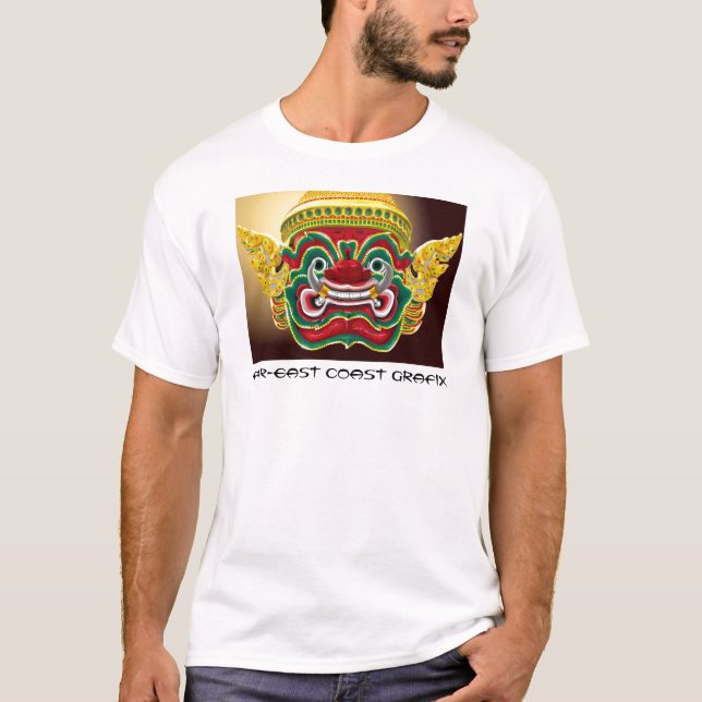 Camiseta Guardião tailandês do templo dos iaques (Frente)