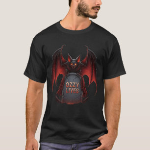 Camiseta Guardião Vermelho do Fogo do Inferno: "OZZY VIVE"