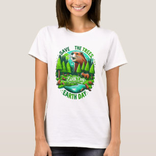 Camiseta Guardiões da Floresta: Iniciativa do Dia da Terra