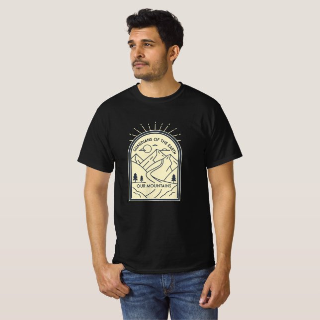 Camiseta Guardiões da Terra – Proteja Nosso Planet (Frente Completa)