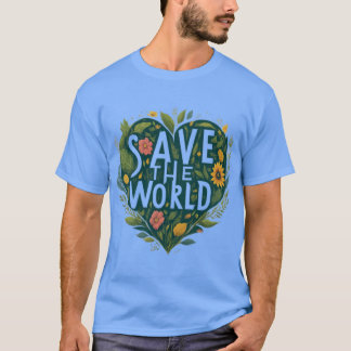 Camiseta Guardiões de Gaia - Salvar a Camisa-Terrestre do M