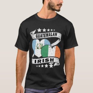 Camiseta Guatamalan E Irish Flag
