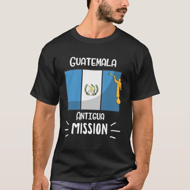 Camiseta Guatemala Antigua Mormon LDS Mission Missionary (Frente)