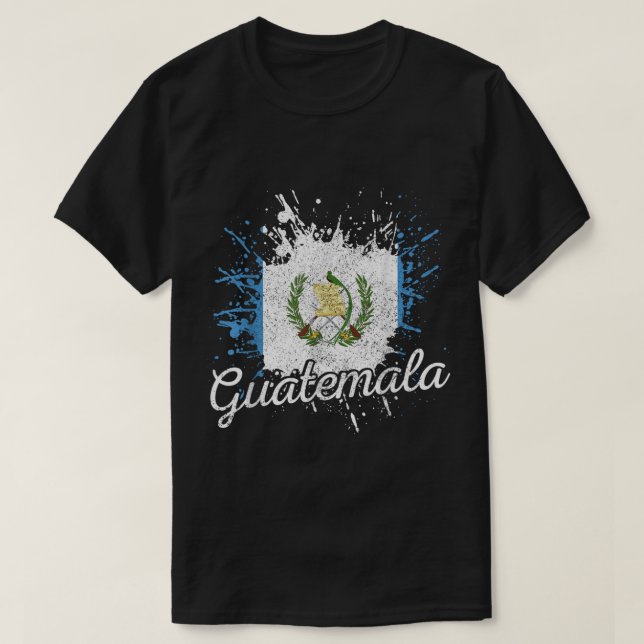 Camiseta Guatemala - Capela do Orgulho da Bandeira Guatemal (Frente do Design)