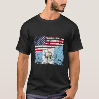 Camiseta Guatemala domina meia bandeira americana
