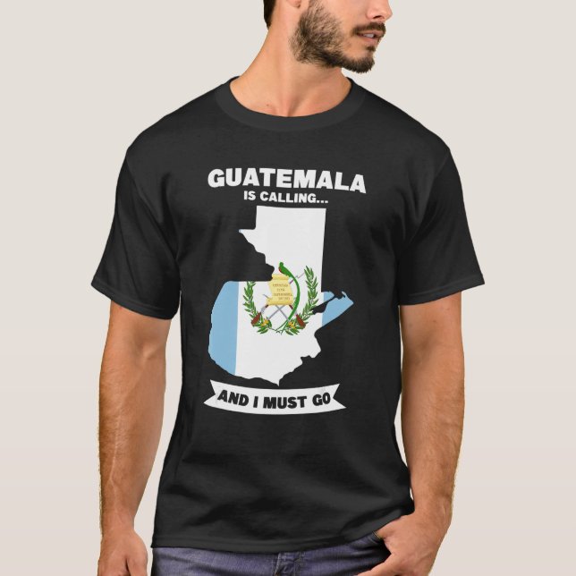 Camiseta Guatemala está chamando e eu preciso ir para a Gua (Frente)