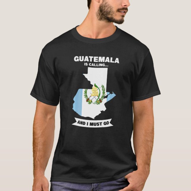 Camiseta Guatemala está chamando e eu preciso ir para a Gua (Frente)