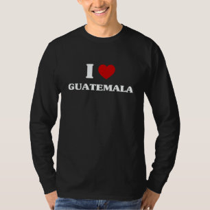 Camiseta Guatemala Eu Amo Guatemala Souvenir Eu Amo Guatema