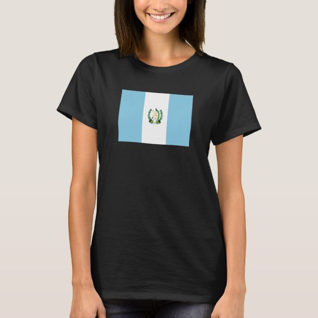 Camiseta Guatemala Flag Chapin Quetzal Antigua Tikal Peten  (Frente)