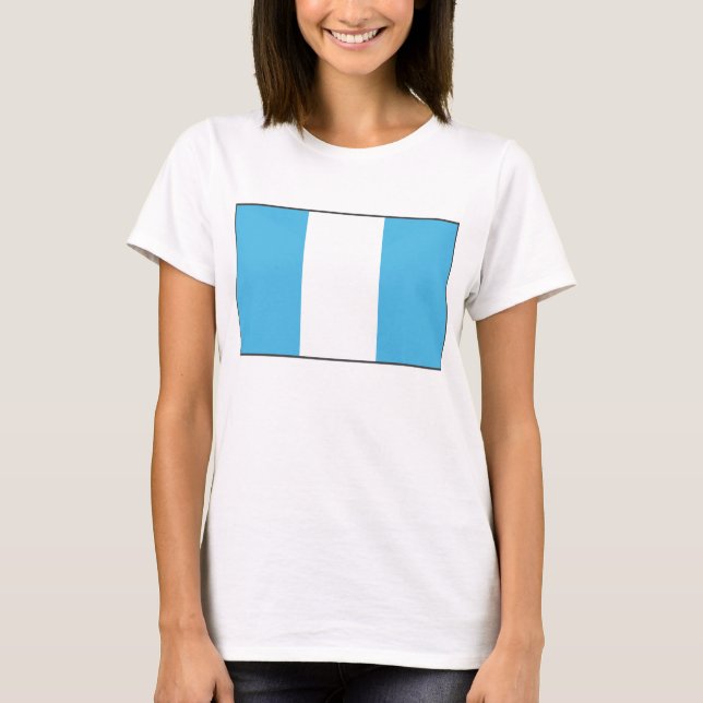 Camiseta Guatemala Flag x Map T-Shirt (Frente)