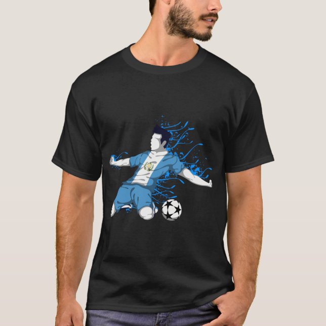 Camiseta Guatemala: Futebol de futebol guatemalteco (Frente)