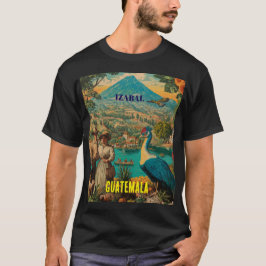 Camiseta GUATEMALA, IZABAL Retro poster