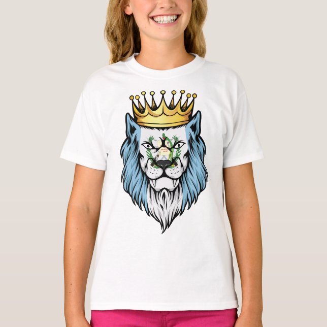 Camiseta Guatemala Lion King Flag (Frente)