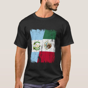 Camiseta Guatemala México Meia Bandeira Guatemalteco Heranç