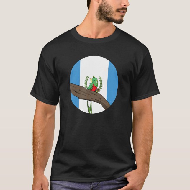 Camiseta Guatemala Proud Hispanic Quetzal National Bird Gua (Frente)