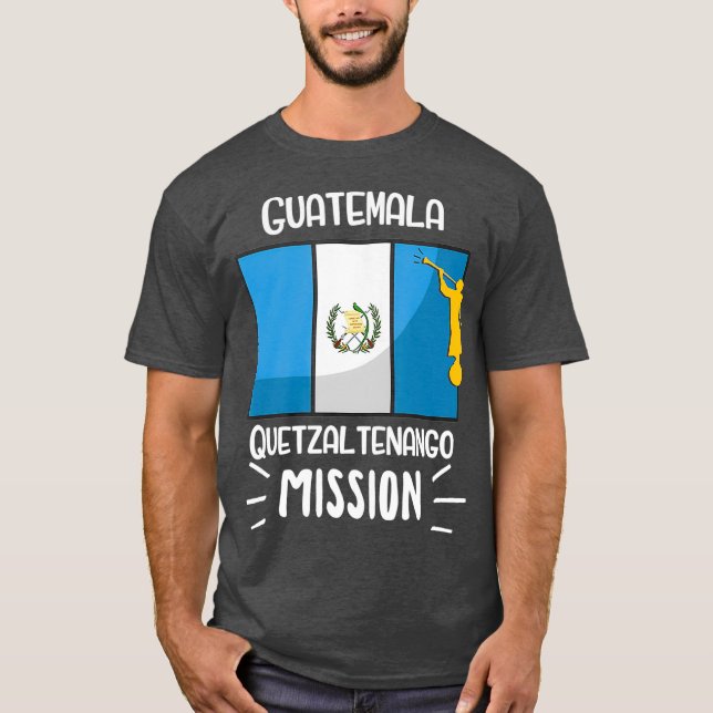 Camiseta Guatemala Quetzaltenango Mormon LDS Mission Gift (Frente)