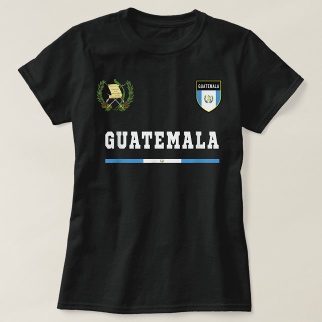 Camiseta Guatemala SportSoccer Jersey Tee Flag Football (Frente do Design)