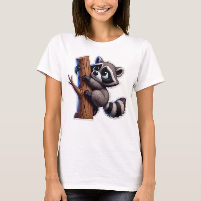 Camiseta guaxinim (Frente)