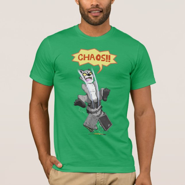 Camiseta Guaxinim Caótico (Frente)