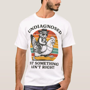 Camiseta Guaxinim com Algo Errado, mas sem Diagnóstico
