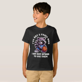 Camiseta Guaxinim Com Falta e Não Tenho Medo de Usá-Lo