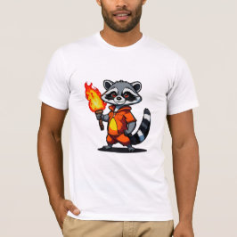 Camiseta Guaxinim com Tocha