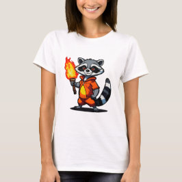 Camiseta Guaxinim com Tocha