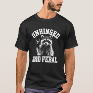 Camiseta Guaxinim Descontrolado E Feral Humorístico Amante