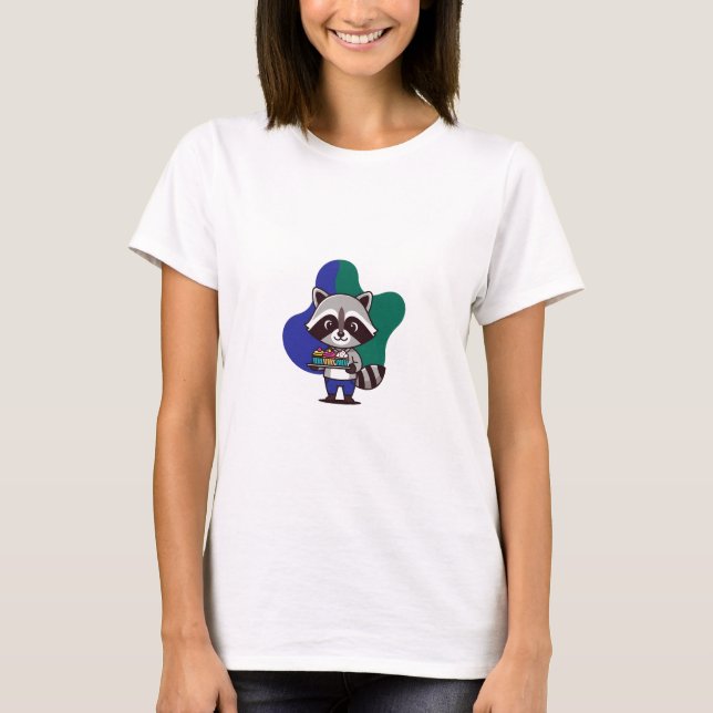 Camiseta Guaxinim Doce Tratamento (Frente)