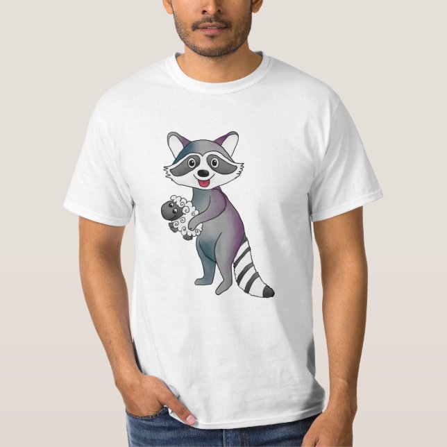 Camiseta Guaxinim e ovelha (Frente)