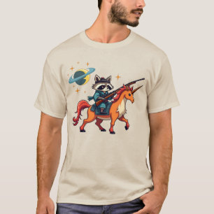 Camiseta Guaxinim em um Fenix-Unicórnio: Atirador de Legend
