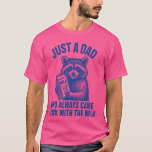 Camiseta Guaxinim Engraçado Apenas Um Pai Que Sempre Voltou