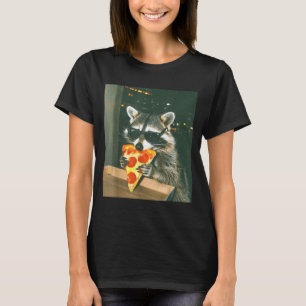 Camiseta Guaxinim Engraçado Comendo Zza Meme Animal Homens