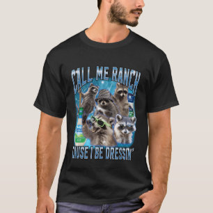 Camiseta Guaxinim engraçado me chama de rancho porque eu es