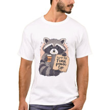 Guaxinim Engraçado “Vida de Panda da Lixeira” Dese