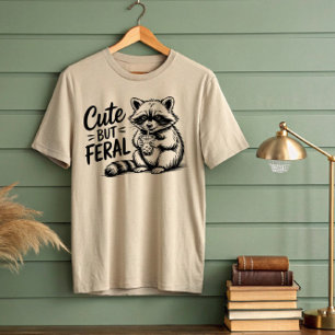 Camiseta Guaxinim Feroz Mas Fofo Bebendo