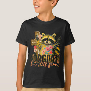 Camiseta Guaxinim Fofo Perdoado Mas Ainda Feral