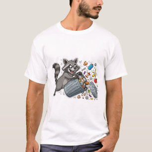 Camiseta Guaxinim Panda Fun Raccoon