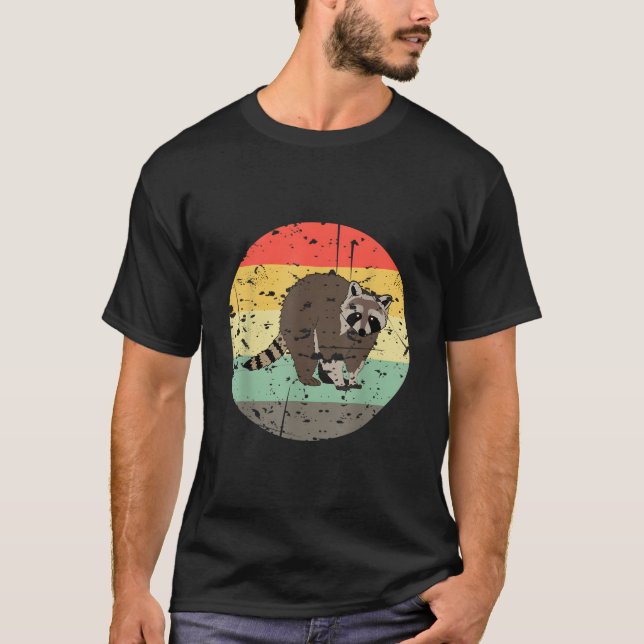 Camiseta Guaxinim Panda Lixo (Frente)