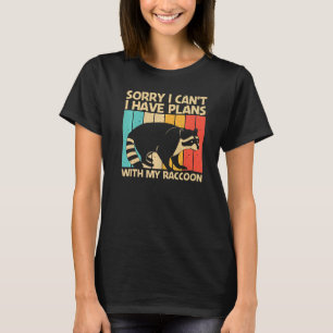 Camiseta Guaxinim Para Homens Mulheres Guaxinim Comum 5