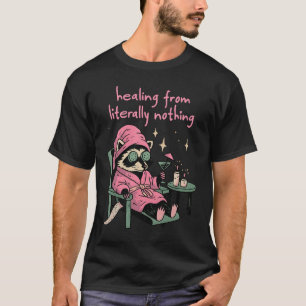 Camiseta Guaxinim se Recuperando de Nada Dia de Spa