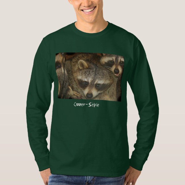 Camiseta Guaxinim-Selfie (Frente)
