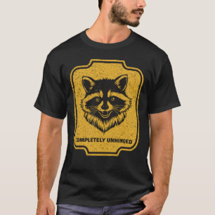 Camiseta Guaxinim Totalmente Desajustado e Divertido