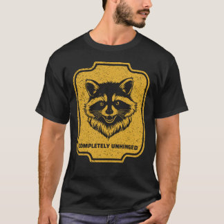 Camiseta Guaxinim Totalmente Desajustado e Divertido