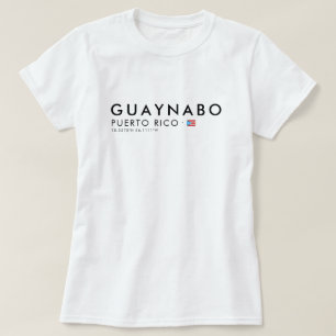 Camiseta Guaynabo Porto Rico T-Shirt Coordinates Tee