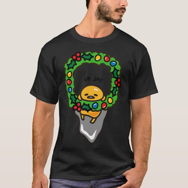 Camiseta Gudetama Christmas Wreath Shirt (Frente)