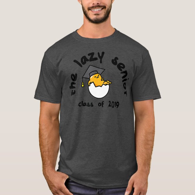 Camiseta Gudetama, Classe de Ovos Preguiçosos de Graduação  (Frente)