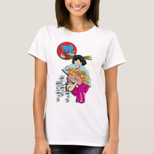 Camiseta Gueixa-Iv do vintage