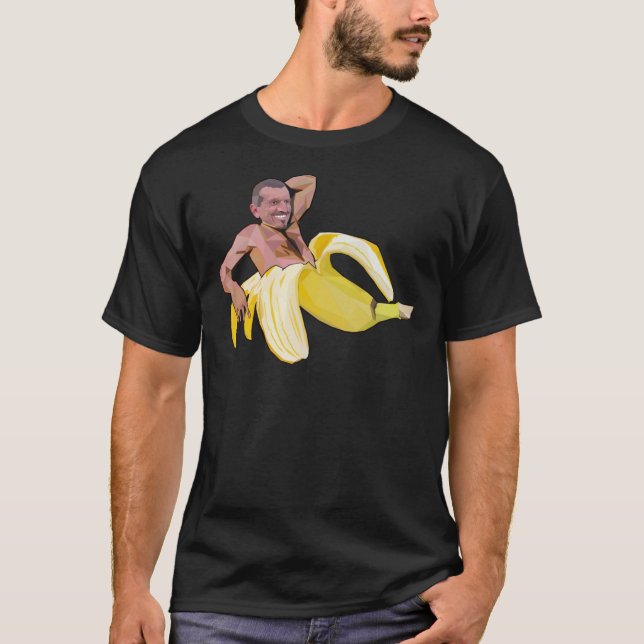 Camiseta Guenther Steiner Em Um T-Shirt Clássico De Banana (Frente)